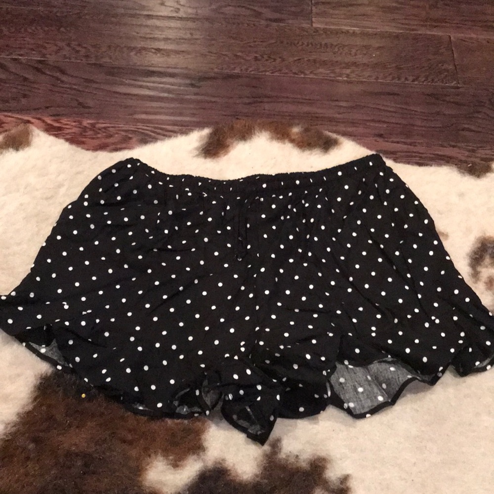 Target polka dot ruffle shorts!